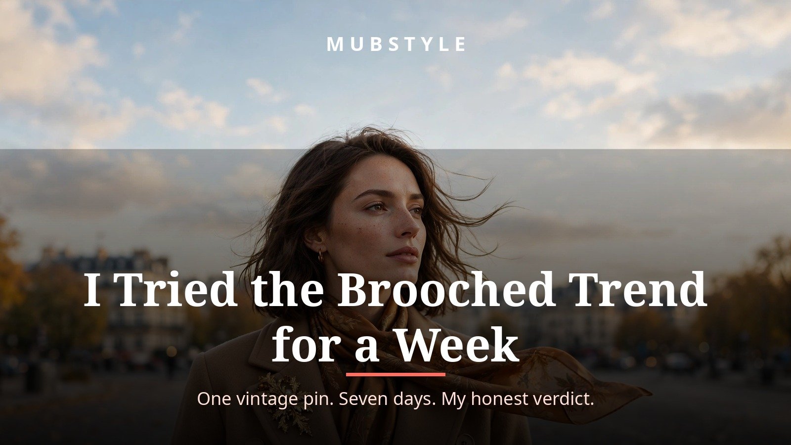 I Tried Pinterest's Brooched Trend for a Week — One Vintage Pin Did All the Work