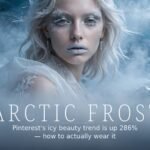 Arctic Frost makeup trend featured image with elegant title overlay and MubStyle branding