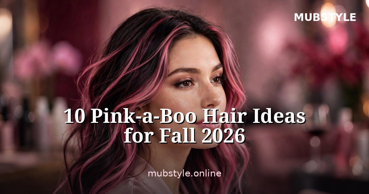 10 Pink-a-Boo Hair Ideas for Fall 2026